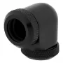 Corsair Hydro X Series XF standžiojo vamzdelio adapteris 90 laipsnių 12mm AD į 12mm AD standžiajam vamzdeliui, pakuotėje 2 vnt., juodas