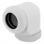 CORSAIR Hydro X Series XF Kietvamzdė adapteris 90 laipsnių 12mm OD į 12mm OD kietvamzdis - pakuotėje 2, balta