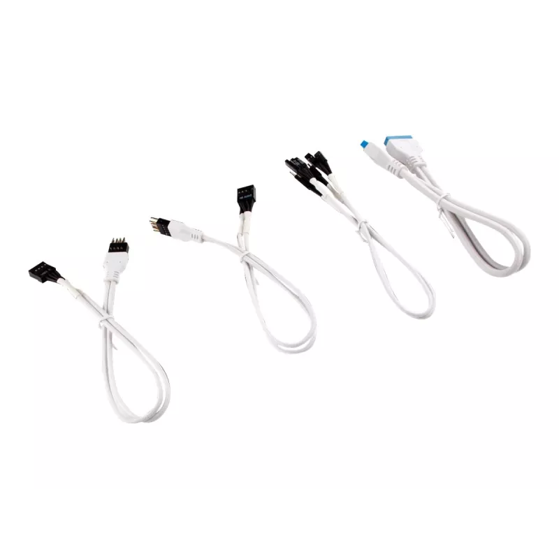 Corsair Premium aptrauktas priekinio skydelio prailginimo rinkinys - 30cm (juodas)