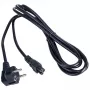 CP NB-10A maitinimo laidas Euro 3 kontaktų C5 IEC 3m hibridinis standartas C/E/F CEE 7/7 juodas