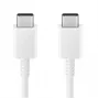 CP USB-C į USB-C įkrovimo laidas 1m 2A greitas įkrovimas universalus duomenų sinchronizavimas baltas