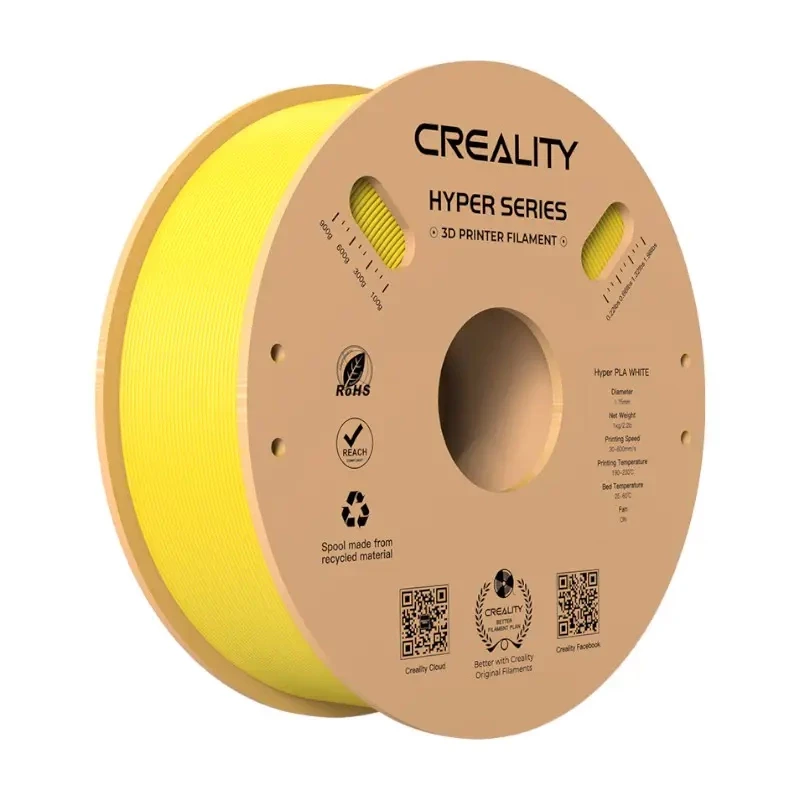 Creality Hyper PLA Filament 1,75 mm 1 kg Geltona