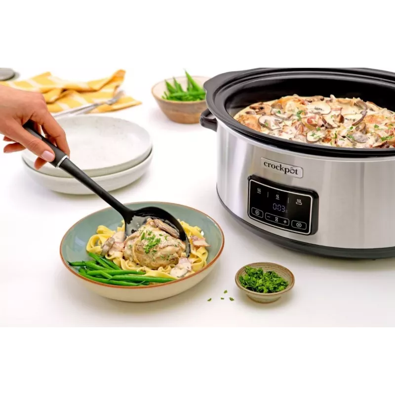 Crock-Pot CSC112X 6,5 litro lėta viryklė (sidabrinė)