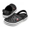 Crocs Crocband šlepetės unisex juodos, baltos
