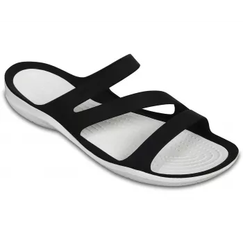 Crocs Swiftwater sandalas moteriškas juoda balta 36-37