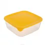 CURVER Fresh & Go kvadratinis maisto indas 0,8 l geltonas