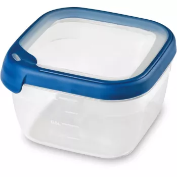CURVER Grand Chef Eco kvadratinis stiklo kepimo indas 1,2L borosilikatinis stiklas 15x15x9,3cm