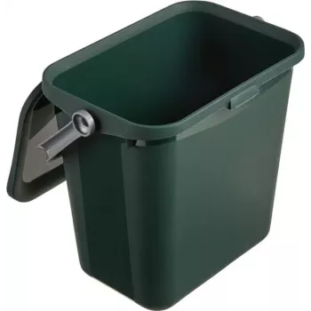 Curver Multiboxx Bio 6L žalias komposto kibiras iš perdirbto plastiko su ventiliuojamu dangčiu