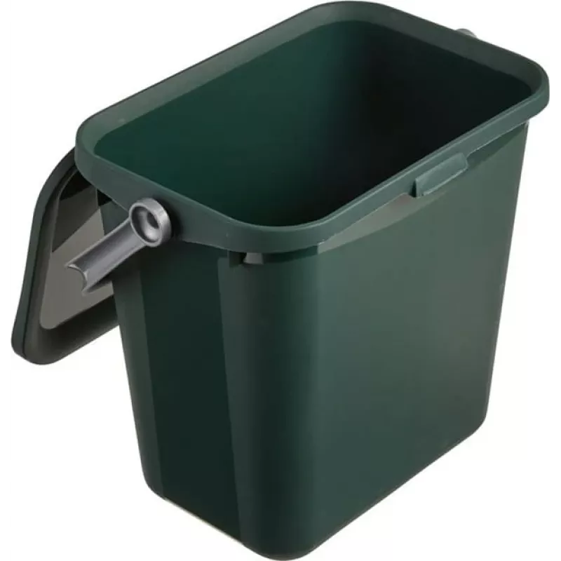 Curver Multiboxx Bio 6L žalias komposto kibiras iš perdirbto plastiko su ventiliuojamu dangčiu
