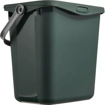 Curver Multiboxx Bio 6L žalias komposto kibiras iš perdirbto plastiko su ventiliuojamu dangčiu