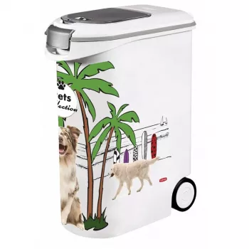 CURVER PetLife Maisto Laikymo Talpa 20 kg 54 L Antracitas/Žalia