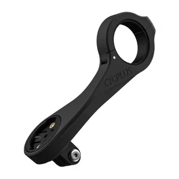 CYCPLUS Z4 Dviračio kompiuterio laikiklis - CNC aliuminio priekinis vairasvirtės laikiklis, skirtas Garmin, Bryton, Wahoo su GoPro adapteriu
