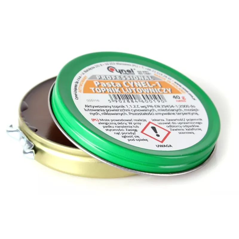 CYNEL UNIPRESS CYNEL-1 40g litavimo fliuso pasta minkštajam litavimui