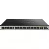 D-Link DGS-3630-52TC L3 valdomas krovimo jungiklis - 48x Gigabit + 4x 10G SFP+, skirtas montuoti į stelažą