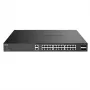 D-Link DXS-1250-28YP/E Smart Managed Multi-Gigabit PoE++ Switch su 4 x 25G SFP28 aukštynkrypčiais