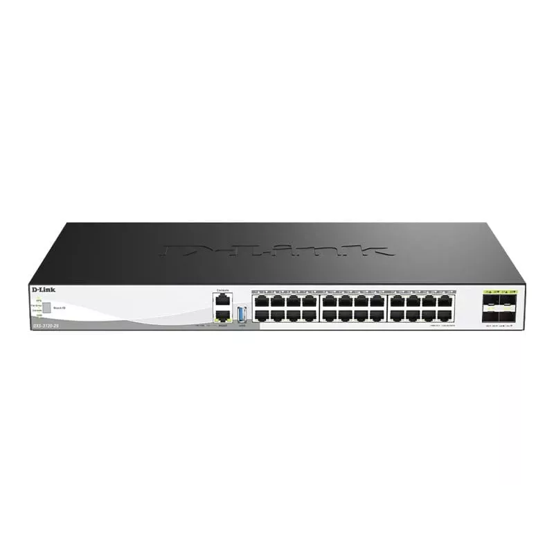 D-Link DXS-3130-28/E 24-Port 10G Managed Layer 3 Stackable Switch