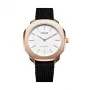 D1 Milano SSPL04 Ultra Thin Unisex Watch 36mm Black Dial Silver Mesh Strap
