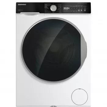 DAEWOO WD-FC85514W1A-DE Skalbimo mašina su priekiniu pakrovimu, 8 kg, 1400 aps./min., balta/juoda