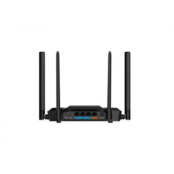 DAHUA AC12 AC1200 dviejų dažnių Gigabit belaidis maršrutizatorius, Wi-Fi 5, 4x LAN, juodas