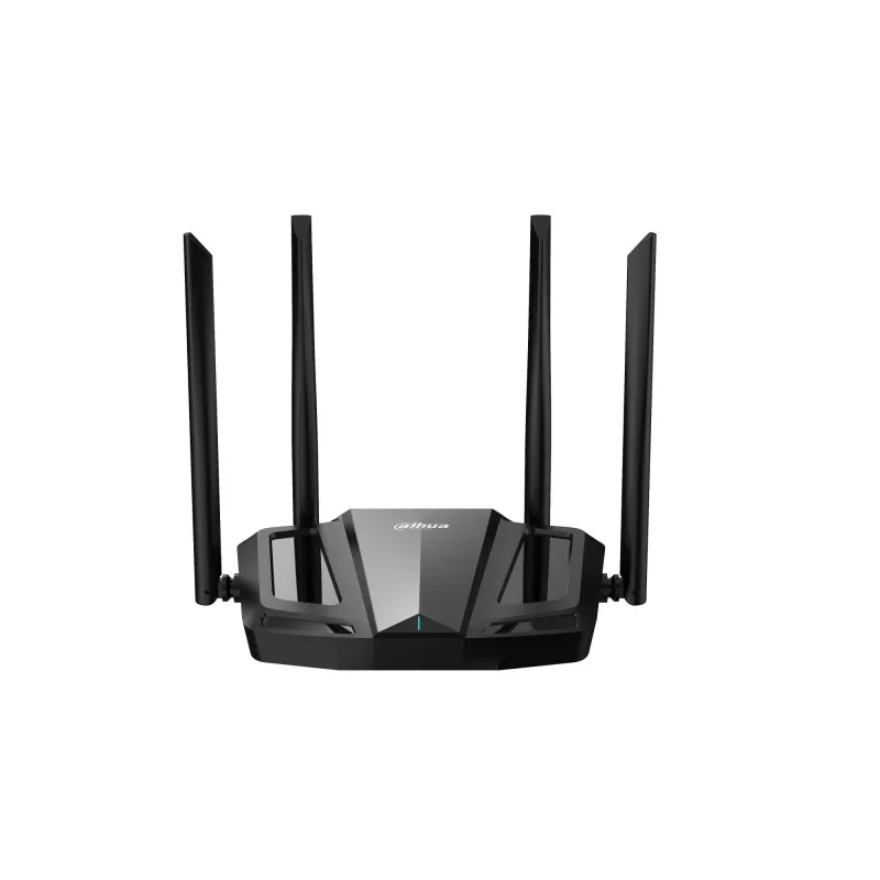 DAHUA AC12 AC1200 dviejų dažnių Gigabit belaidis maršrutizatorius, Wi-Fi 5, 4x LAN, juodas