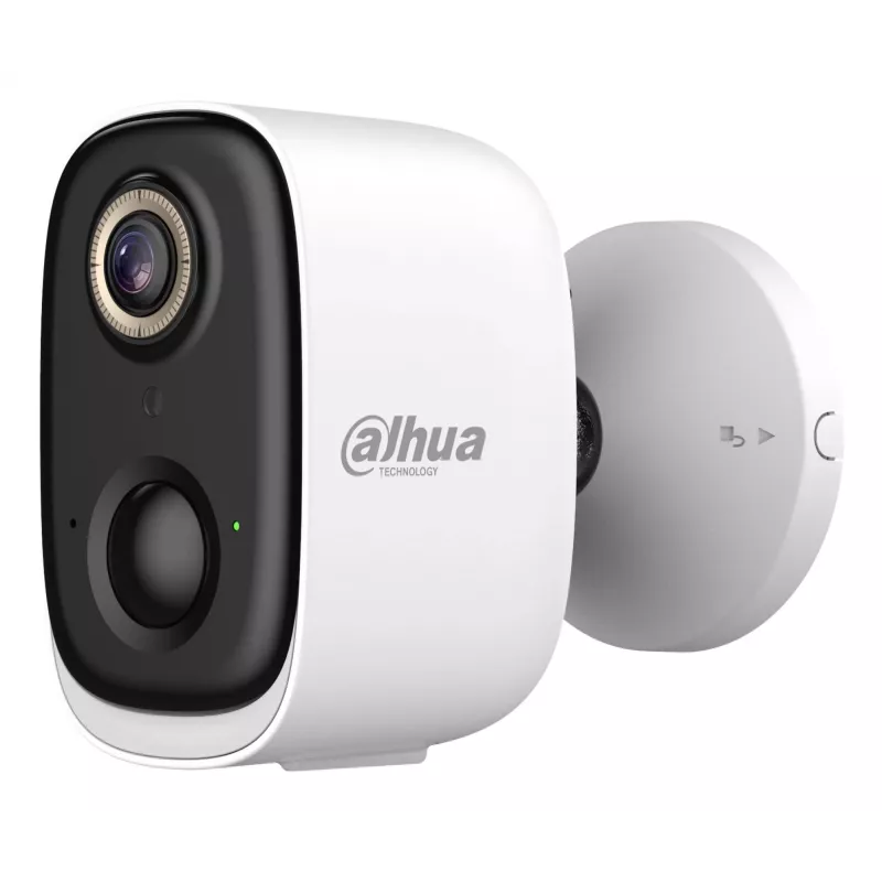 DAHUA BF5H 5MP belaidė kulkos formos apsaugos kamera su baterija, Wi-Fi, naktiniu matymu, IP65, dvipusiu garsu, PIR aptikimu, įmontuotu prožektoriumi ir sirena, Micro SD lizdu