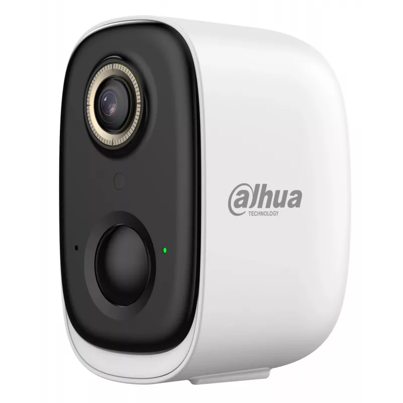 DAHUA BF5H 5MP belaidė kulkos formos apsaugos kamera su baterija, Wi-Fi, naktiniu matymu, IP65, dvipusiu garsu, PIR aptikimu, įmontuotu prožektoriumi ir sirena, Micro SD lizdu