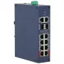 DAHUA CHS4212-8GT-110 valdomas pramoninis PoE jungiklis, 8 Gigabit prievadai + 2 SFP, 110 W