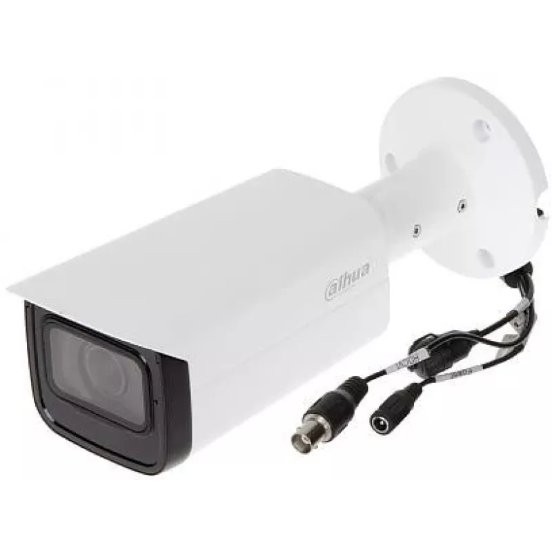 Dahua HDCVI 5MP motorizuota varifokalinė kulkos formos kamera su 80m IR ir įmontuotu mikrofonu – HAC-HFW2501TU-Z-A-27135-S2