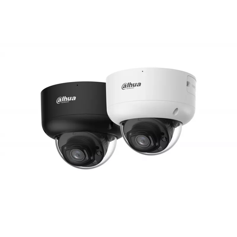 DAHUA IPC-HDBW5659R1-ASE-PV-0280B-PRO-BLACK 6MP kupolinė tinklo kamera su 2,8 mm objektyvu, WizMind AI, juoda