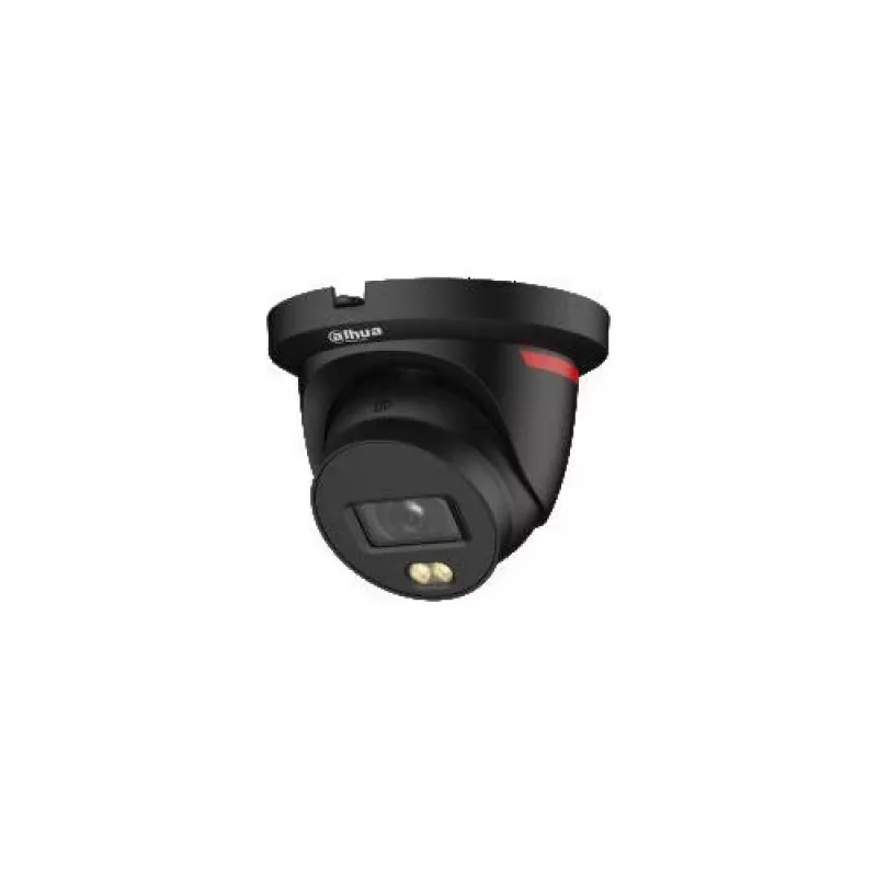 Dahua IPC-HDW2449TH-S-LED-0280B-PROX-BLK IP Camera with LED and Black Housing
