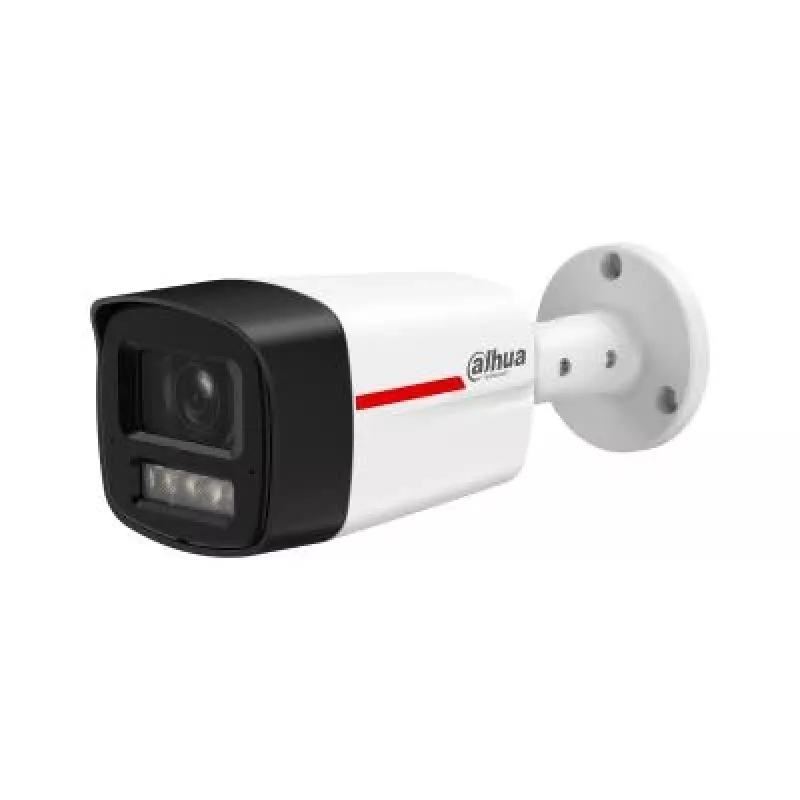 DAHUA IPC-HFW2449TL-S-LED-0280B-PROX WizSense WizColor X 4MP Bullet IP Camera su 2.8mm objektyvu, spalvotu naktiniu matymu, įmontuotu mikrofonu, PoE, IP67