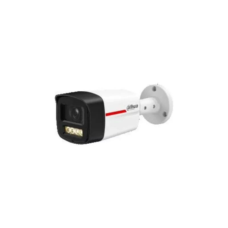 DAHUA IPC-HFW2449TL-S-LED-0280B-PROX WizSense WizColor X 4MP Bullet IP Camera su 2.8mm objektyvu, spalvotu naktiniu matymu, įmontuotu mikrofonu, PoE, IP67