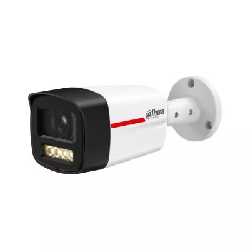DAHUA IPC-HFW2449TL-S-LED-0280B-PROX WizSense WizColor X 4MP Bullet IP Camera su 2.8mm objektyvu, spalvotu naktiniu matymu, įmontuotu mikrofonu, PoE, IP67