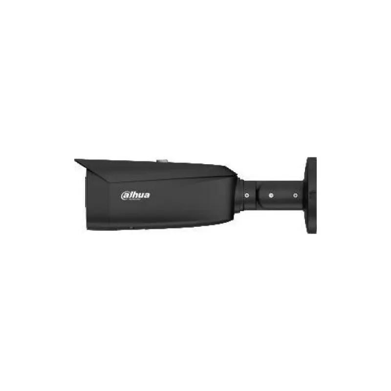 Dahua IPC-HFW3849T1-ZAS-PV-2712-PRO-Black TIOC 3.0 IP kamera, 8MP, 4K Ultra HD, cilindrinė, pilnos spalvos, aktyvus atgrasymas, IP67, PoE