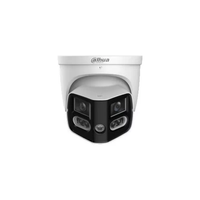 Dahua IPC-PDW31259-A180-AS-PV-0280B TIOC Duo 5MP panoraminė IP kamera su 180° vaizdu, Wi-Fi, aktyvi atgrasymo sistema, IP67