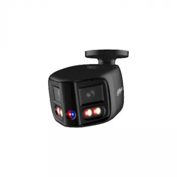 DAHUA IPC-PFW31259S-A180-E2-AS-PV-0280B-BLACK 5MP dviejų objektyvų panoraminė IP kamera su aktyviu atgrasymu, juoda