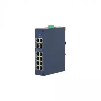 Dahua Technology CHS4212-8GT 12 prievadų valdomas PoE++ jungiklis (8 PoE + 2 Gigabit ryšio kanalai + 2 SFP)