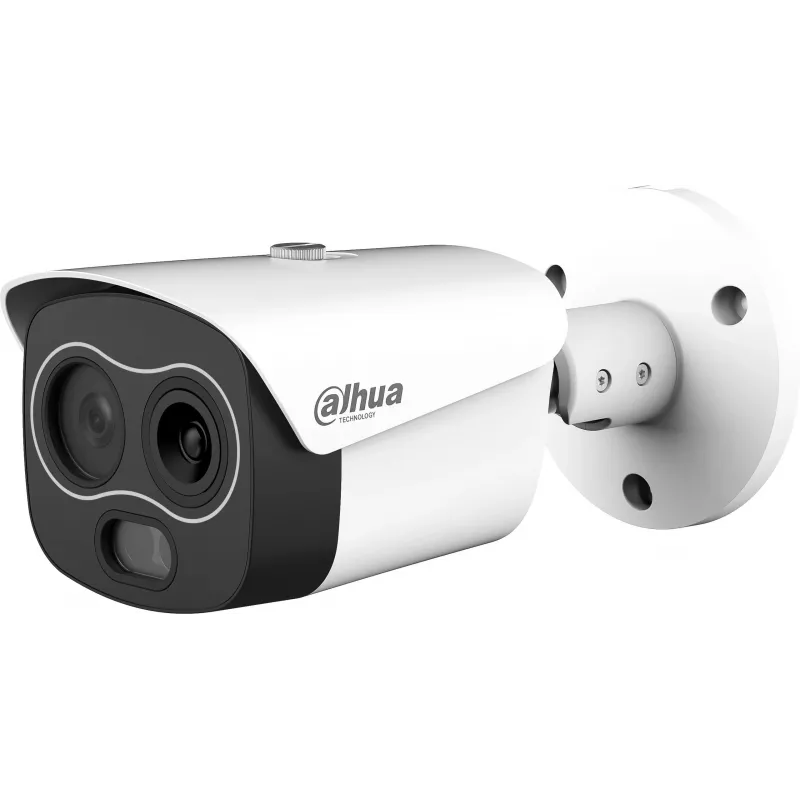 DAHUA TPC-BF1241-B3F4-DW-S8 Terminė tinklo kupolinė kamera, 256x192 terminis ir 4MP matomas, 3.5mm/4mm, IP67, PoE