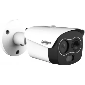 DAHUA TPC-BF1241-B3F4-DW-S8 Terminė tinklo kupolinė kamera, 256x192 terminis ir 4MP matomas, 3.5mm/4mm, IP67, PoE