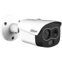 Dahua TPC-BF1241-TB3F4-DW-S8 IP kamera su terminiu ir optiniu jutikliais, 4MP, 256x192 terminė raiška, 3,5 mm terminis objektyvas, 4 mm optinis objektyvas, IP67, PoE