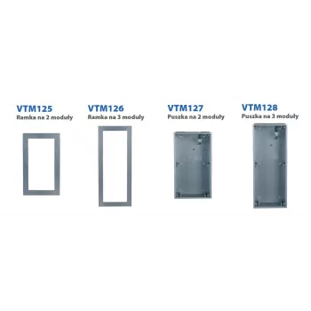 DAHUA VTO4202F-MN modulinė lauko stoties pagrindinė dalis – 2MP HD kamera, 2 laidų IP, IP65, IK07