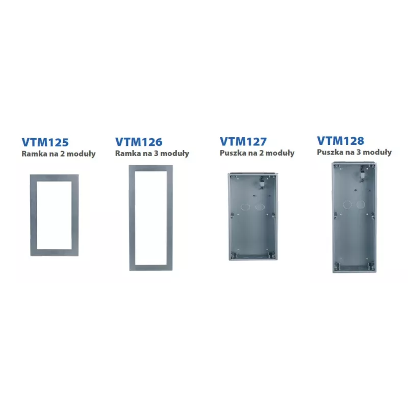 DAHUA VTO4202F-MN modulinė lauko stoties pagrindinė dalis – 2MP HD kamera, 2 laidų IP, IP65, IK07