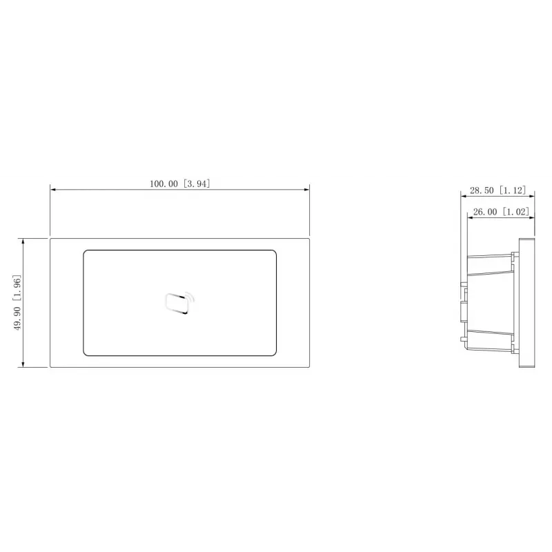 Dahua VTO4202FB-MR1 Pagrindinis modulinis durų stoties modulis