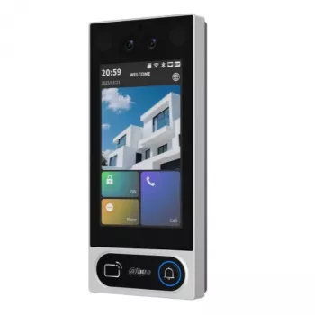 DAHUA VTO6631QS-WP Vaizdo durų telefonas su veido atpažinimu, pirštų atspaudais, IC kortele, 4,3 inch lietimui jautriu ekranu, PoE, IP65, IK08
