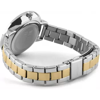 Moterinis laikrodis Daisy Dixon DD088SGM su kvarciniu analoginiu mechanizmu, 36 mm, sidabrinis, nerūdijančio plieno tinklelis