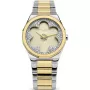 Daisy Dixon Women's DD168SGM Quartz Analogue Watch 36mm Rose Gold Grey Faux Leather