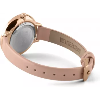 Daisy Dixon Women's Quartz Analog Watch DD088PRG - 36mm Rose Gold Dial, Pink Leather Strap
