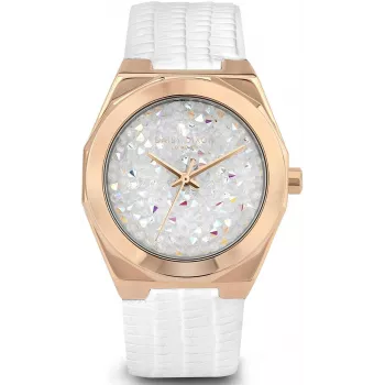 Daisy Dixon Women's Quartz Analog Wristwatch DD120WRG 36mm Rose Gold White