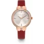 DAISY DIXON Moteriškas kvarcinis analoginis laikrodis DD156RRG - 36mm rožinio aukso lydinio korpusas su nerūdijančio plieno tinklelio apyranke