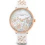 Daisy Dixon Women's Watch DD111WRG 38mm Rose Gold Tone Grey Faux Leather